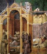 GIOTTO di Bondone Apparition to Fra Agostino and to Bishop Guido of Arezzo china oil painting reproduction